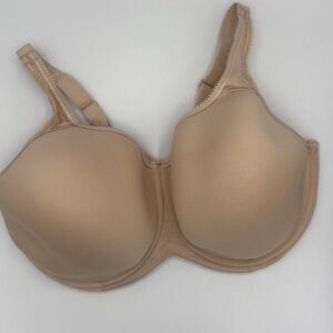 Wacoal Bra 38G Nude Lightly Lined  Wide Straps Lingerie (4D)